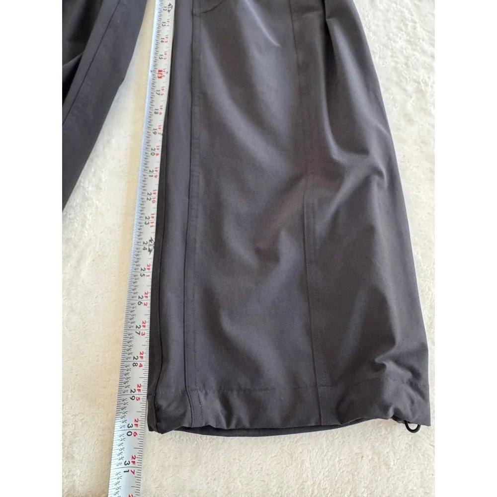 Alo Yoga Low Rise Megastar Cargo Pants Black XS Y2K Baggy Utility Streetwear